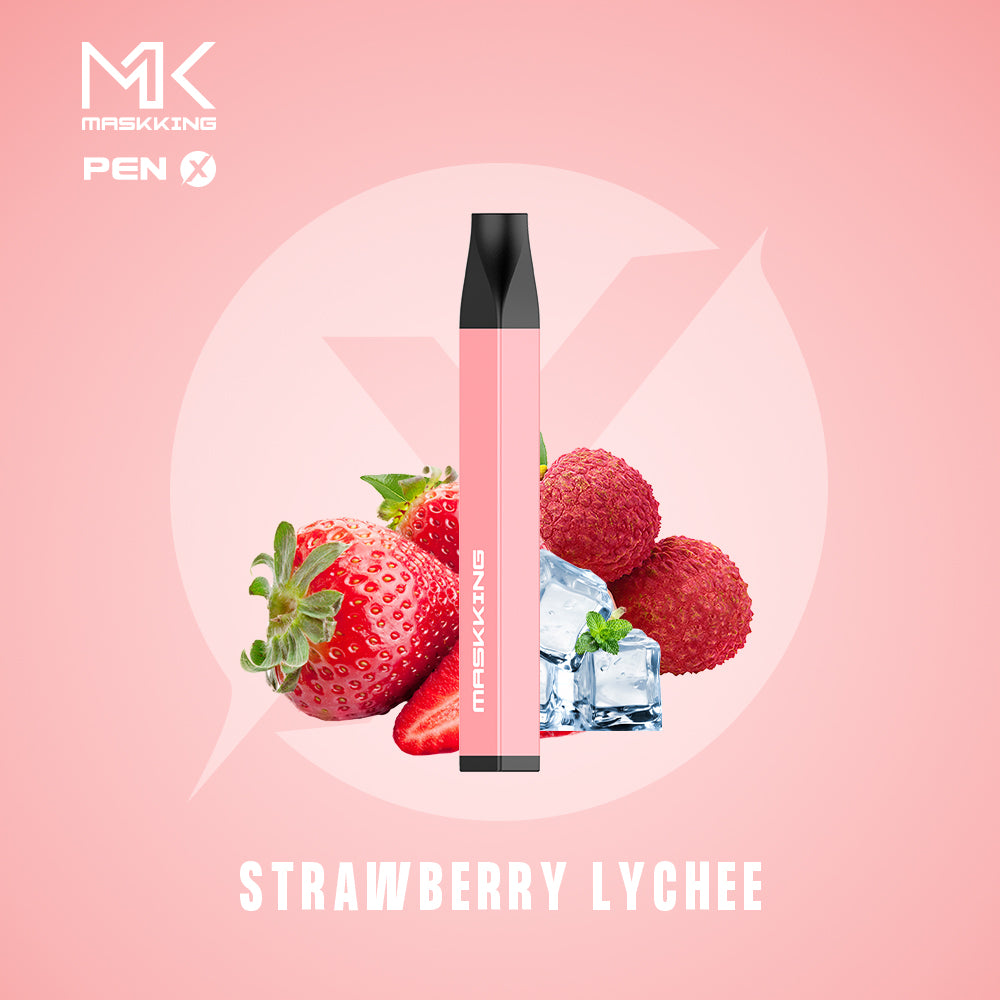 MASKKING PEN X STRAWBERRY LYCHEE 600 Puffs