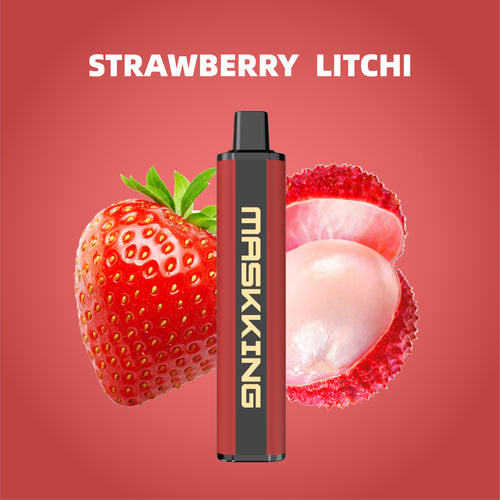 Cargar la imagen en el visor de la galería, MASKKING SUPERCC STRAWBERRY LYCHEE 2,500 Puffs
