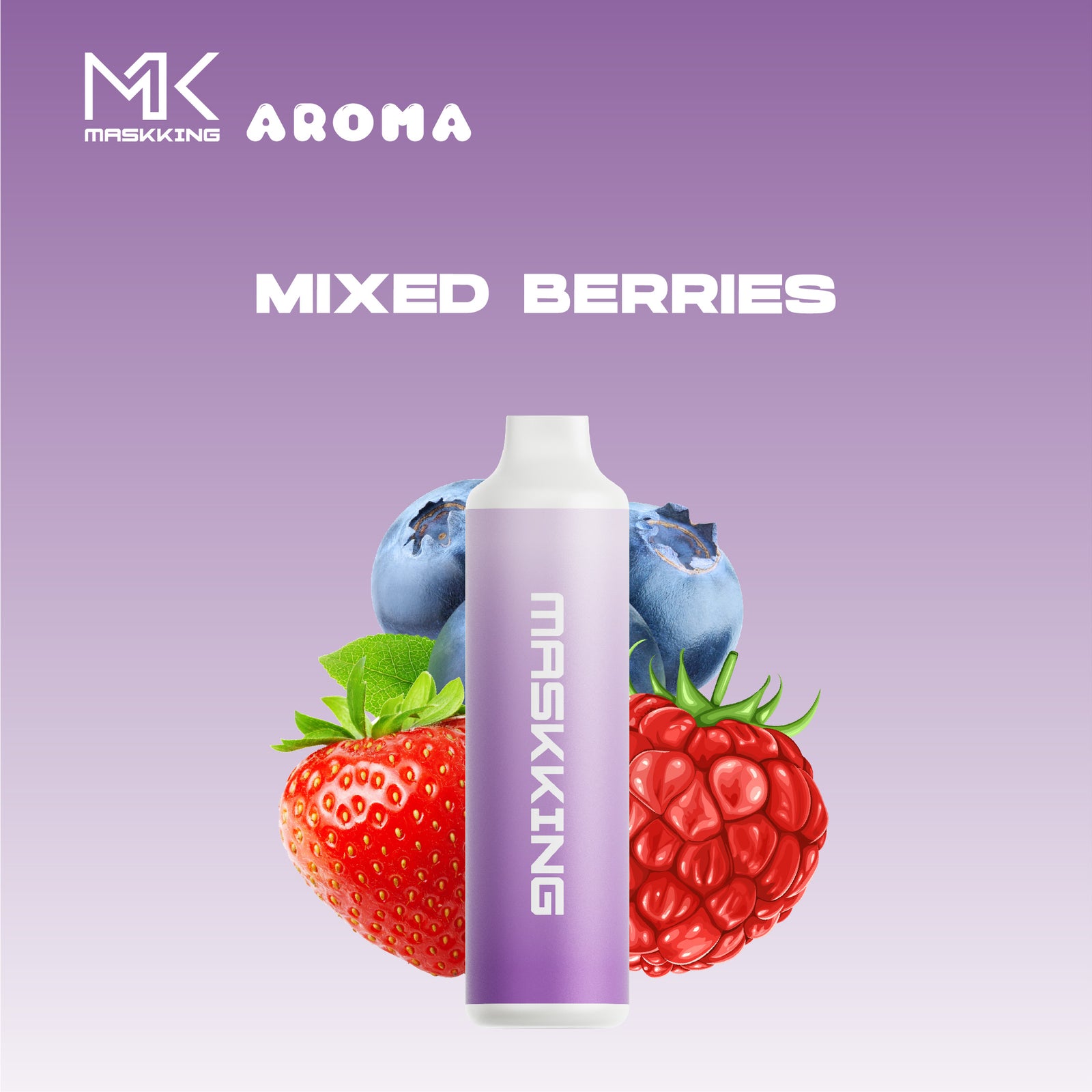 MK MASKKING AROMA Mixed Berries +6,000 Puffs