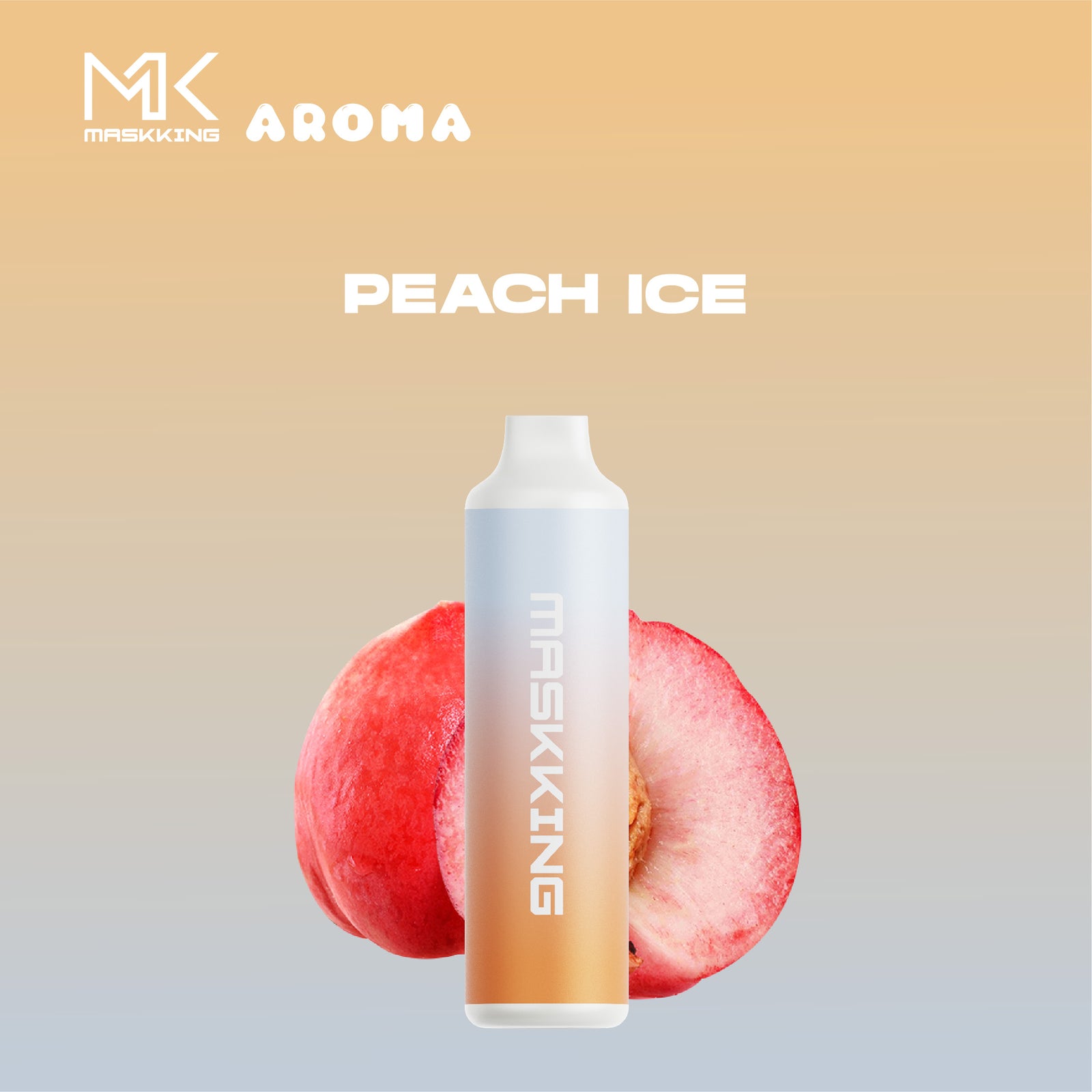 MK MASKKING AROMA Peach Ice  +6,000 Puffs