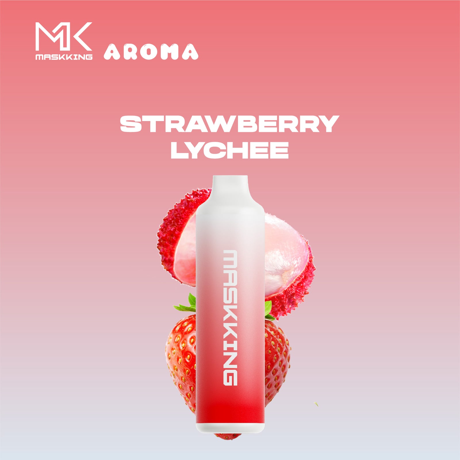 MK MASKKING AROMA Strawberry Lychee  +6,000 Puffs